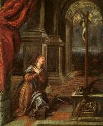  Titian St.Catherine of Alexandria at Prayer oil on canvas